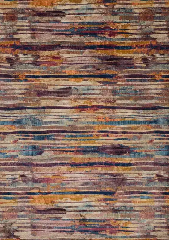 Loloi Dreamscape Dm-03 Raspberry / Multi Power Loomed Area Rugs