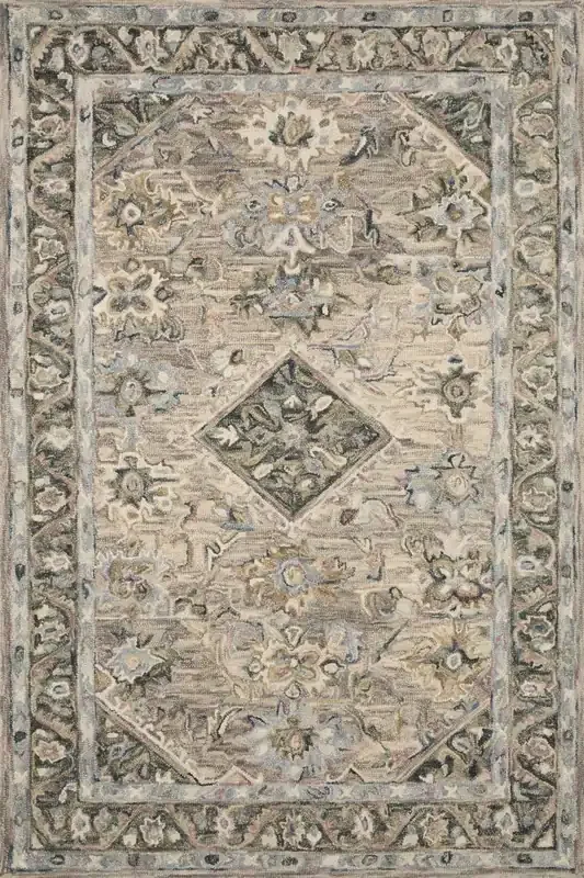 Loloi II Beatty Bea-02 Sky / Multi Hooked Area Rugs