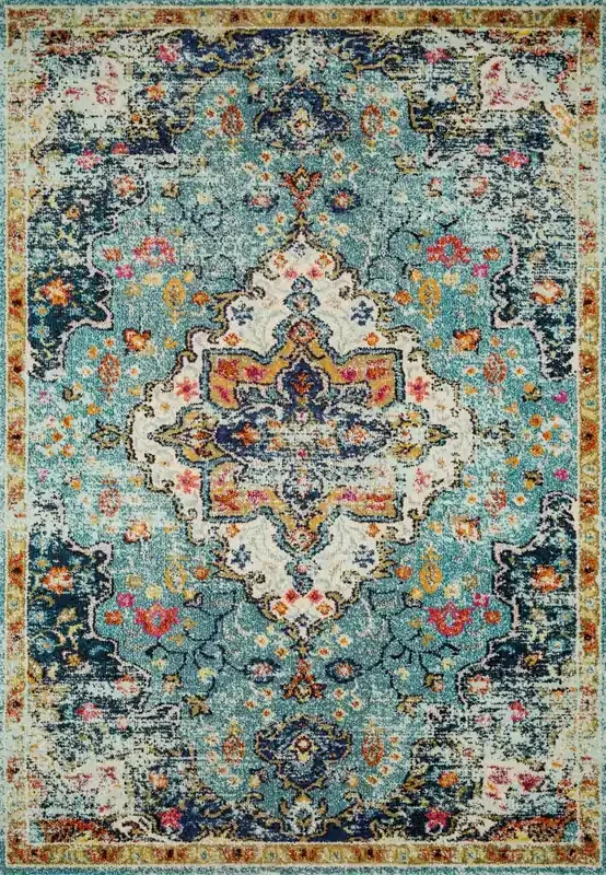 Loloi II Nadia Nn-04 Blue / Midnight Power Loomed Area Rugs