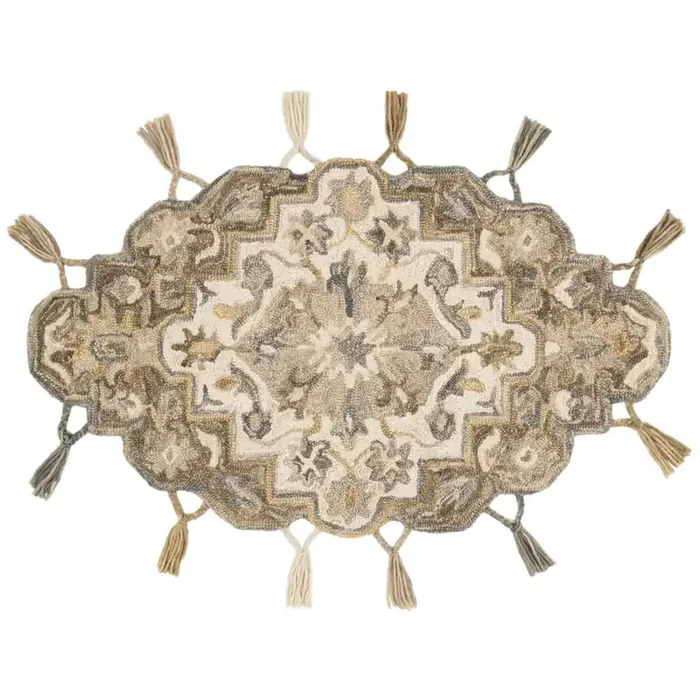 Loloi II Prim Hooked Pri-02 Neutral / Ivory 2‘-3″ X 3‘-9″ Oval