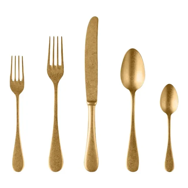 Mepra 20-Piece Flatware Set, Oro