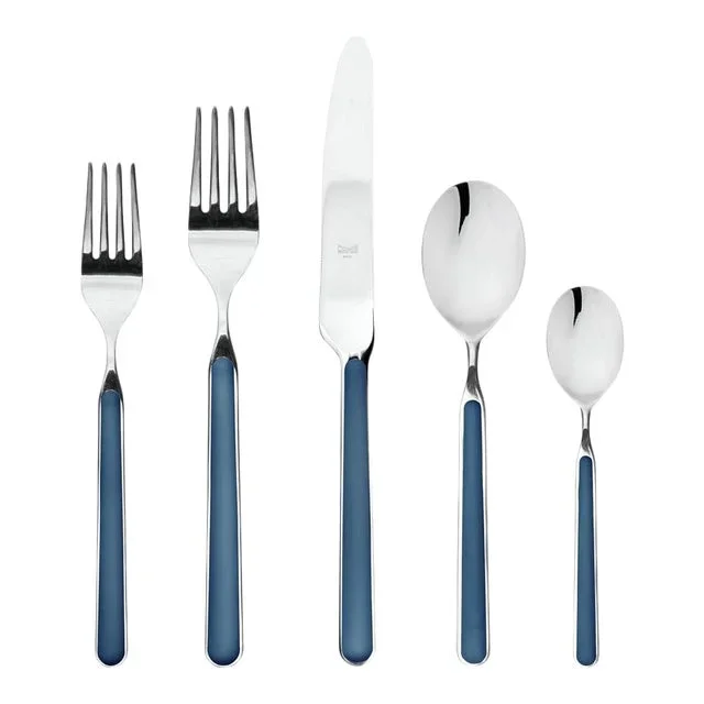 Mepra Fantasia 20-Piece Flatware Set, Blue