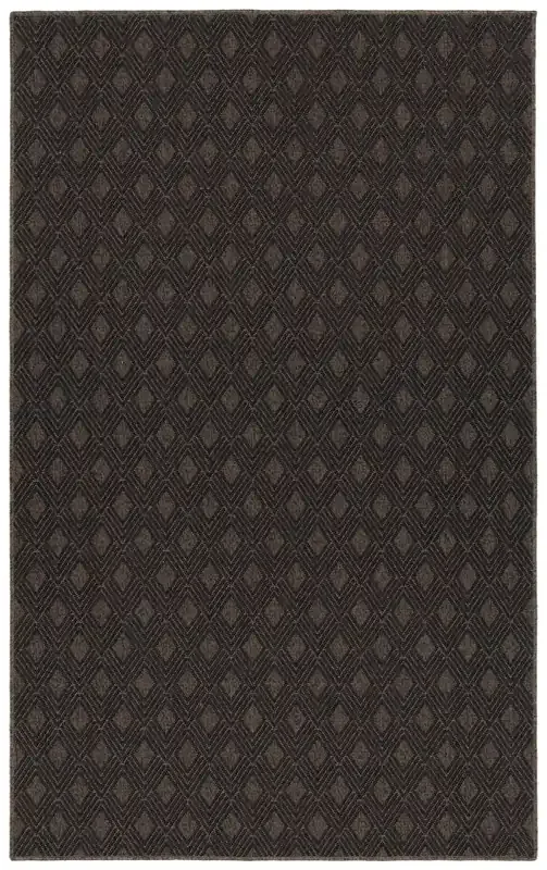 Mercer Street Glendal Collection Flat-Weave Charcoal Area Rugs