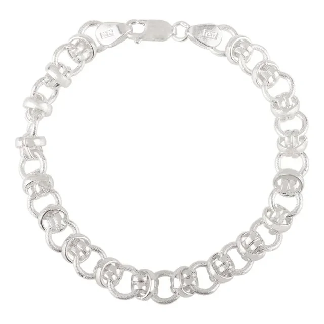 Mexican 925 Sterling Silver Bracelet for Daily Wear Jewelry- Gifts for Him