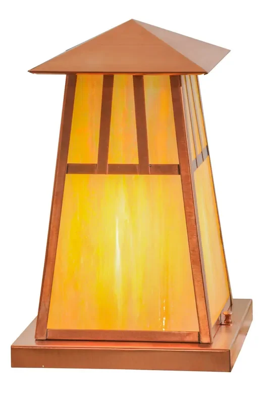 Meyda 10″sq Stillwater Double Bar Mission Pier Mount – 147116