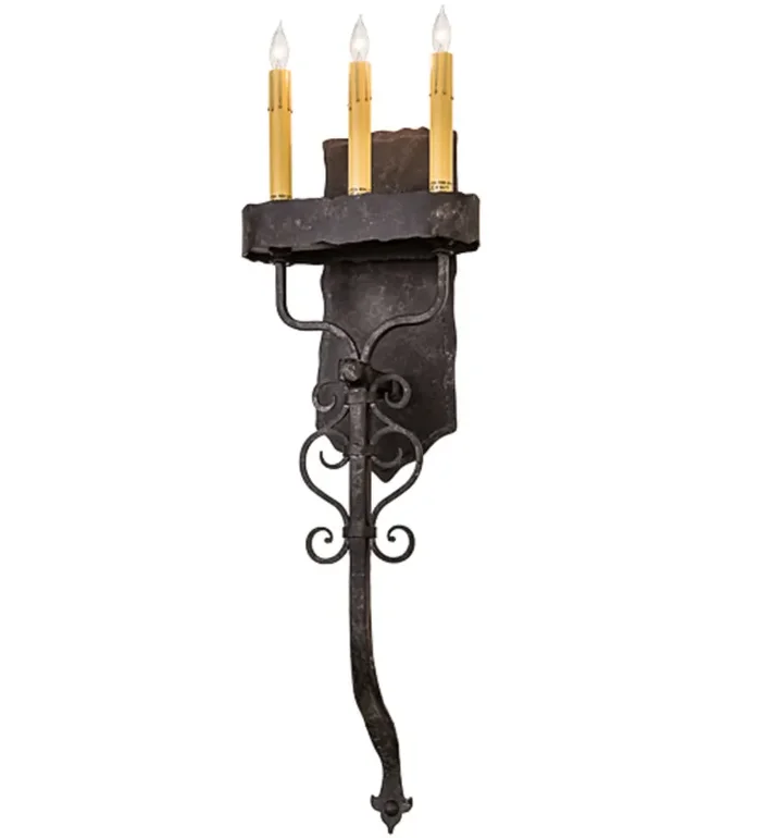 Meyda 10″w Ahriman 3 Lt Wall Sconce – 115637