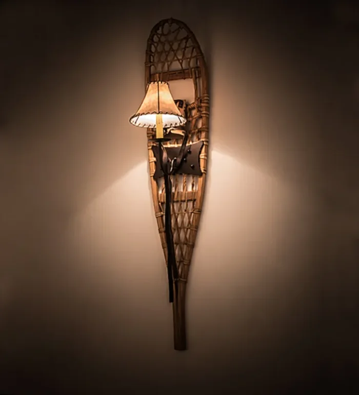 Meyda 10″w Alpine Snowshoe Wall Sconce – 193129