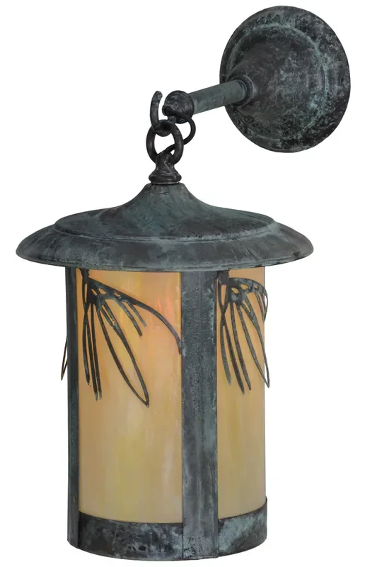 Meyda 10″w Fulton Lone Pine Hanging Wall Sconce – 153602