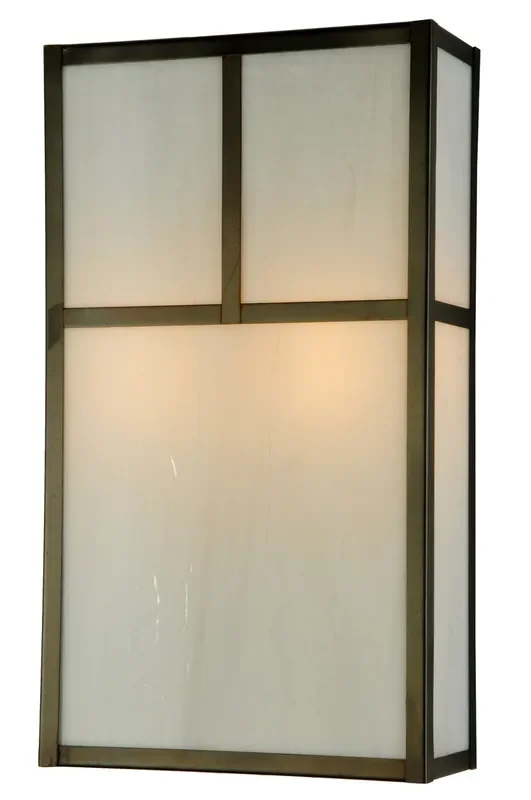 Meyda 10″w Hyde Park T Mission Wall Sconce – 140767