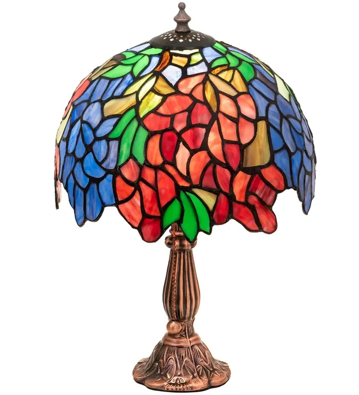 Meyda 15″ High Tiffany Laburnum Accent Lamp – 26587
