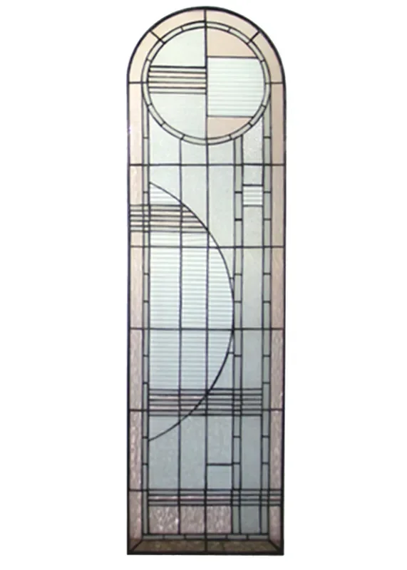 Meyda 15″w X 54″h Arc Deco Right Sided Stained Glass Window – 22869