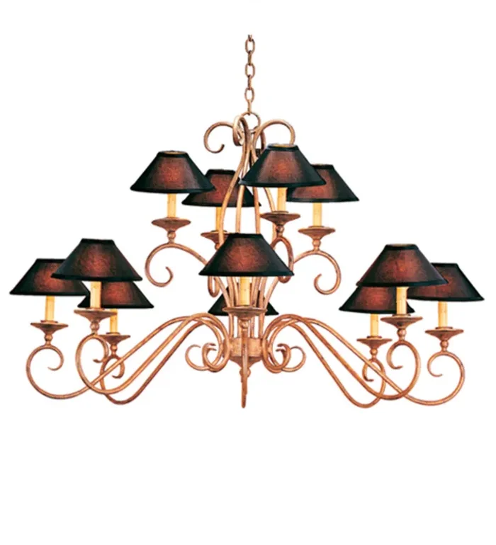 Meyda 48″ Wide Quinton 12 Light Chandelier – 120345
