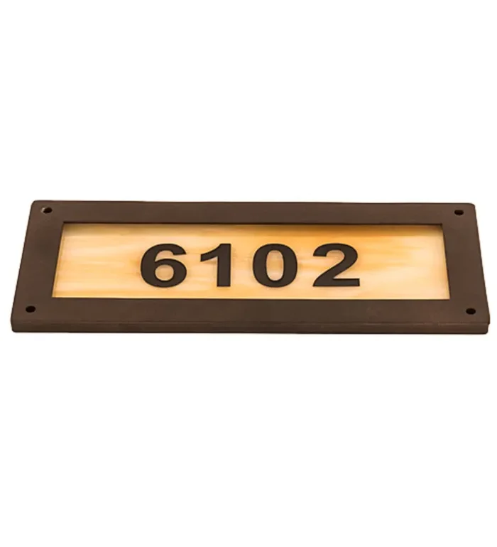 Meyda 9.5″ Wide Personalized Number Plate – 195165