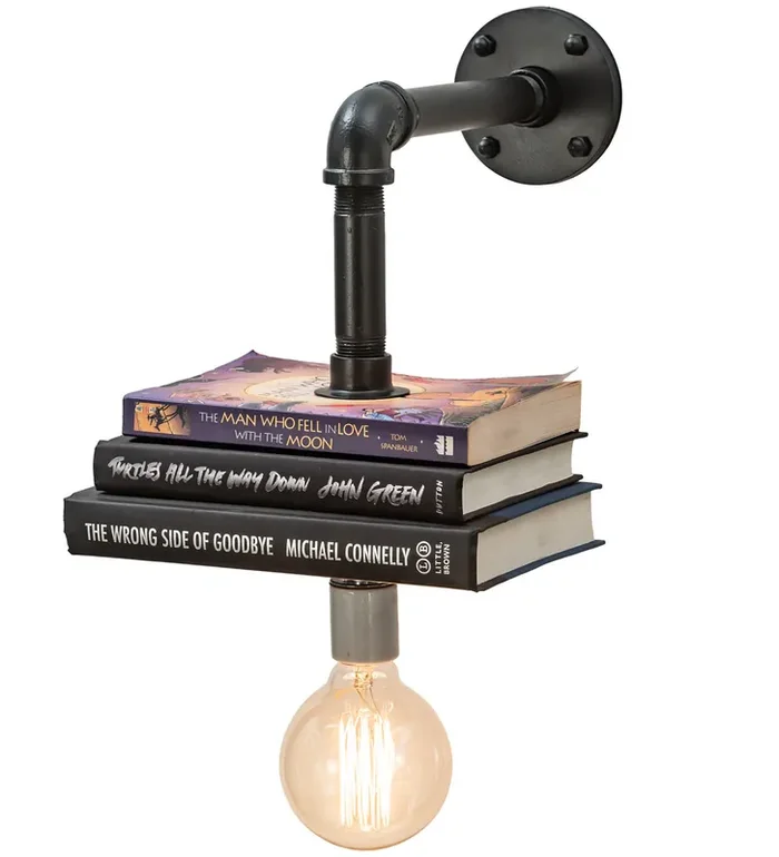 Meyda 9.5″ Wide Pipedream Honorary Author Wall Sconce – 204149