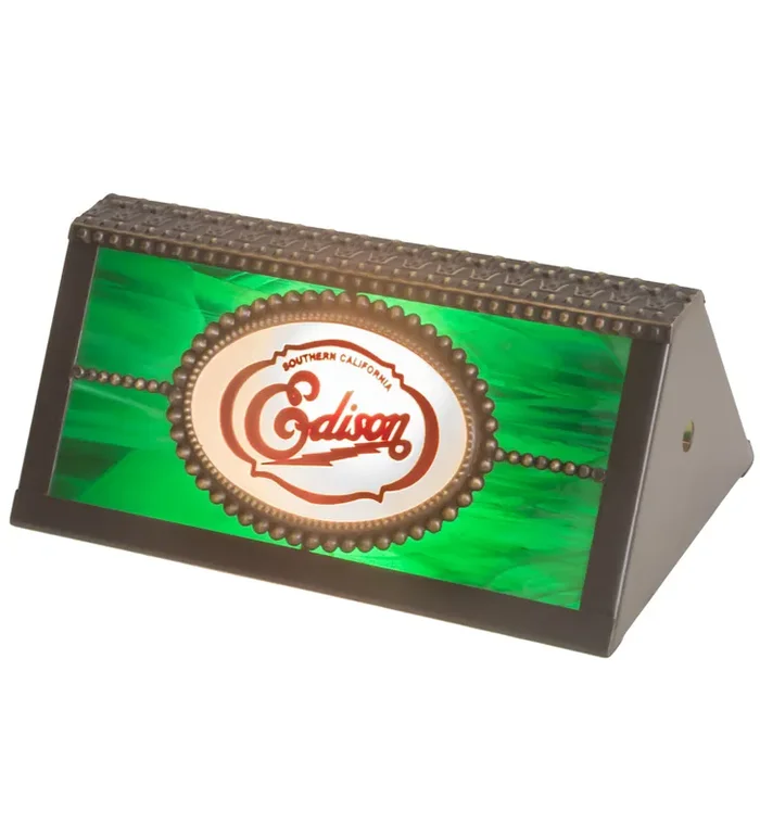 Meyda 9″ Long Personalized Banker‘s Lamp – 212839