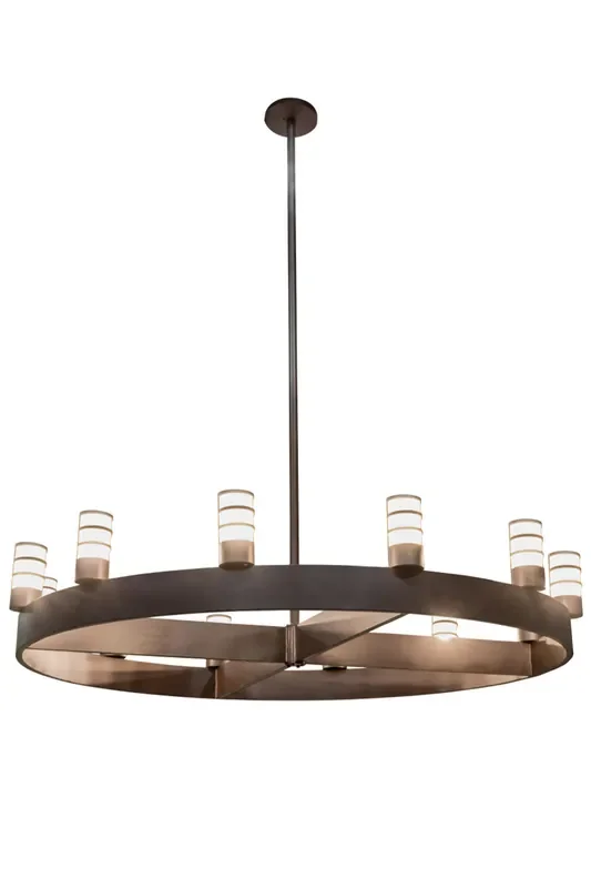 Meyda 94″w Molle Cilindro 12 Lt Chandelier – 173951