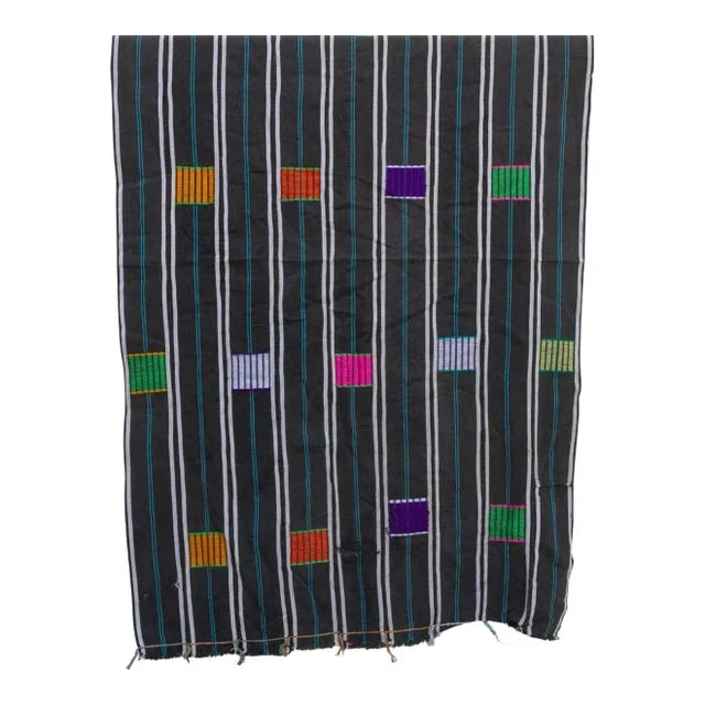 Midnight Vintage Malian Mud Cloth
