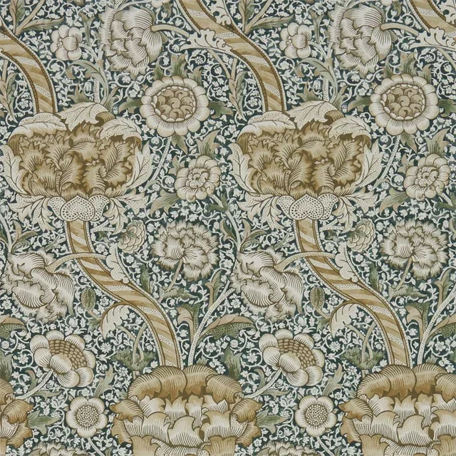 Morris & Co Wandle Wallpaper in Forest/Mustard – a Sample