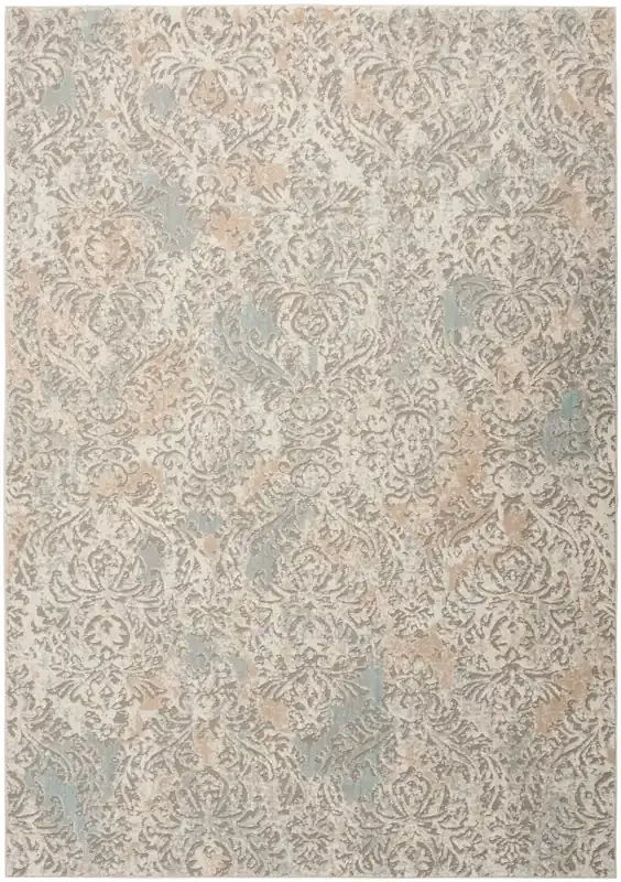 Nourison Soma Som05 Grey/ivory Area Rugs