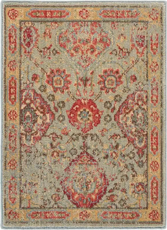 Nourison Somerset St90 Light Green Area Rugs