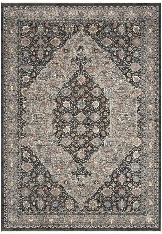 Nourison Starry Nights Stn11 Grey/blue Area Rugs