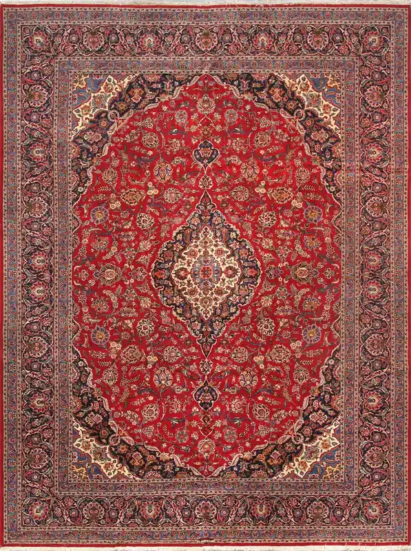 Pasargad Home 017535 Antique Red Area Rug – 10‘ 5″ X 14‘ 0″ Rectangular
