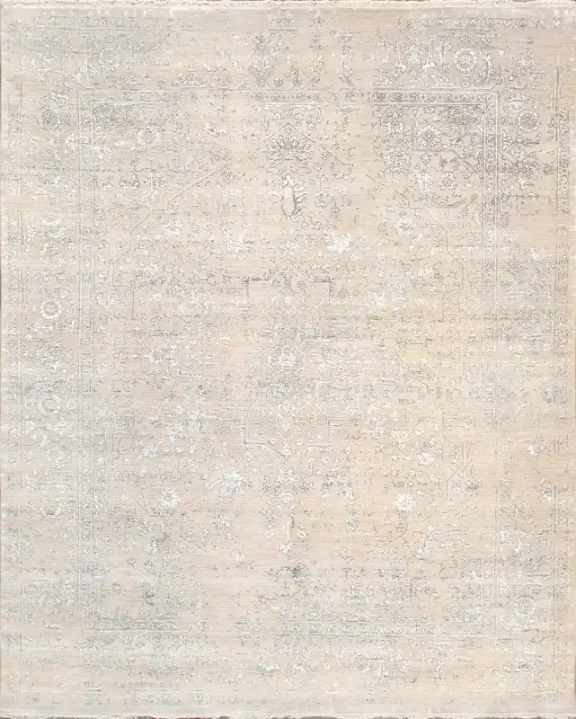 Pasargad Home PDC-7022 Transitional Beige Area Rug – 8‘ 0″ X 9‘ 8″ Rectangular