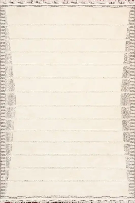 Pasargad Home PMF-548IV Sutton Power Loom Ivory Area Rug