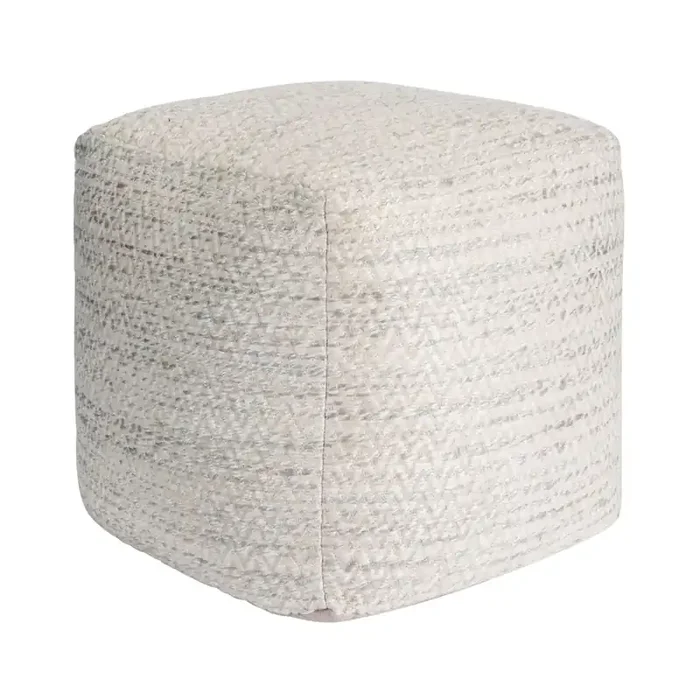Pasargad Home PTPF-173B Galaxy Ivory Ottoman