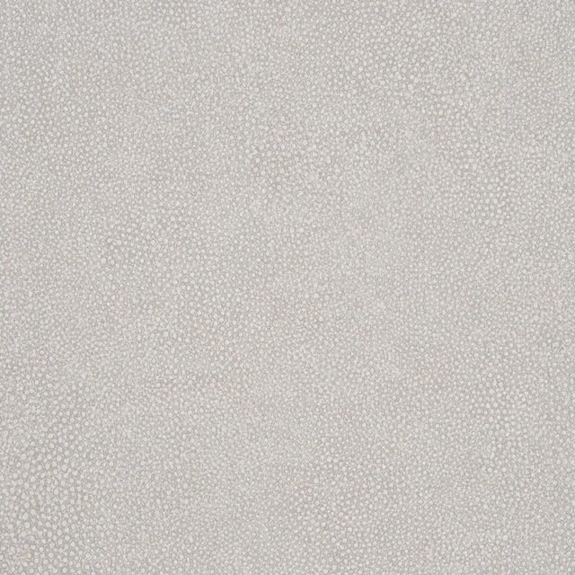 SAMPLE – Schumacher Dunbar Shagreen Vinyl Wallpaper In Dove