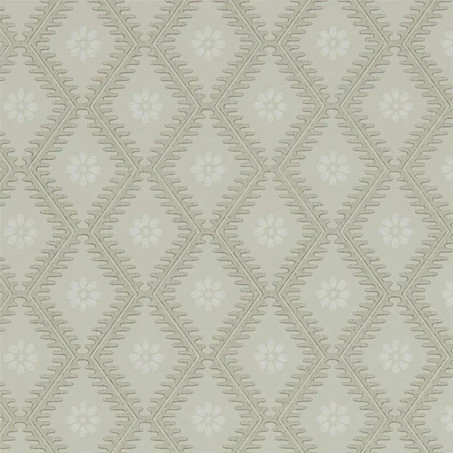 Sanderson Witney Daisy Wallpaper in Birch – a Sample