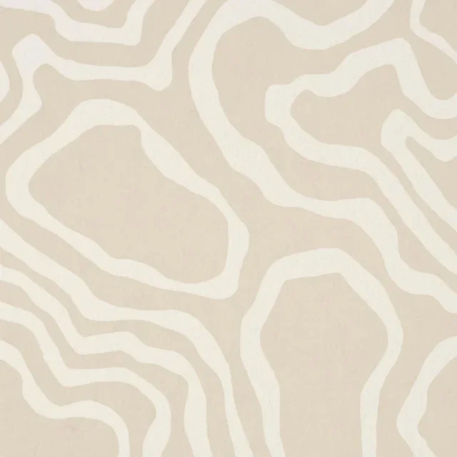 Schumacher Defeo Wallpaper In Bone