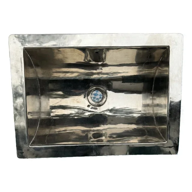 Silver Handmade Undermount Sink