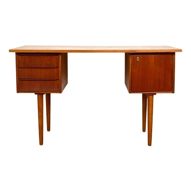 Small Writing Desk in Teak, Denmark, 1950s-1960s