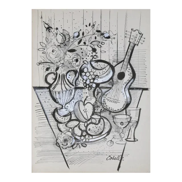 Still Life With Mandolin, Charles Cobelle