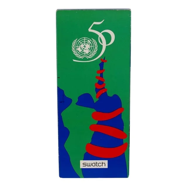 Unlimited 50th Anniversary of the UN SCZ 103 Watch from Swatch