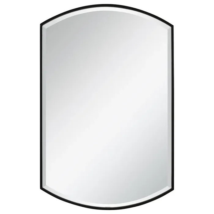 Uttermost Shield Shaped Iron Mirror