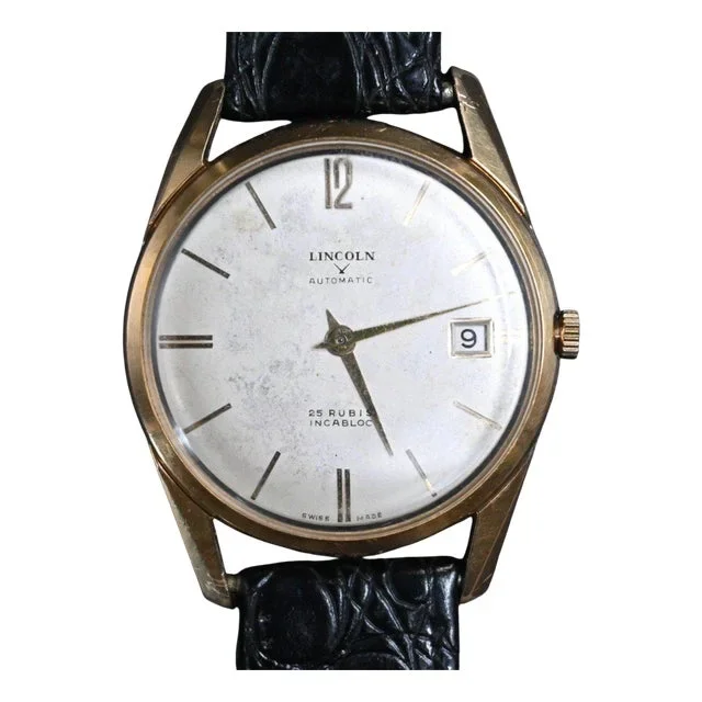 Vintage Lincoln Bracelet Watch, 1950s