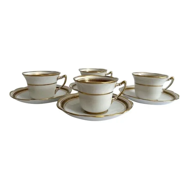 Vintage Roslyn Fine Bone China Cups and Saucers