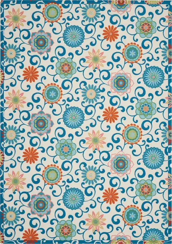 Waverly Sun N‘ Shade Snd84 Ivory/multi Area Rugs