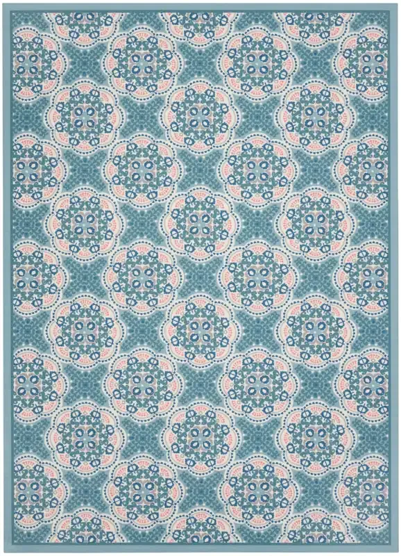 Waverly Sun N‘ Shade Snd90 Blue Area Rugs