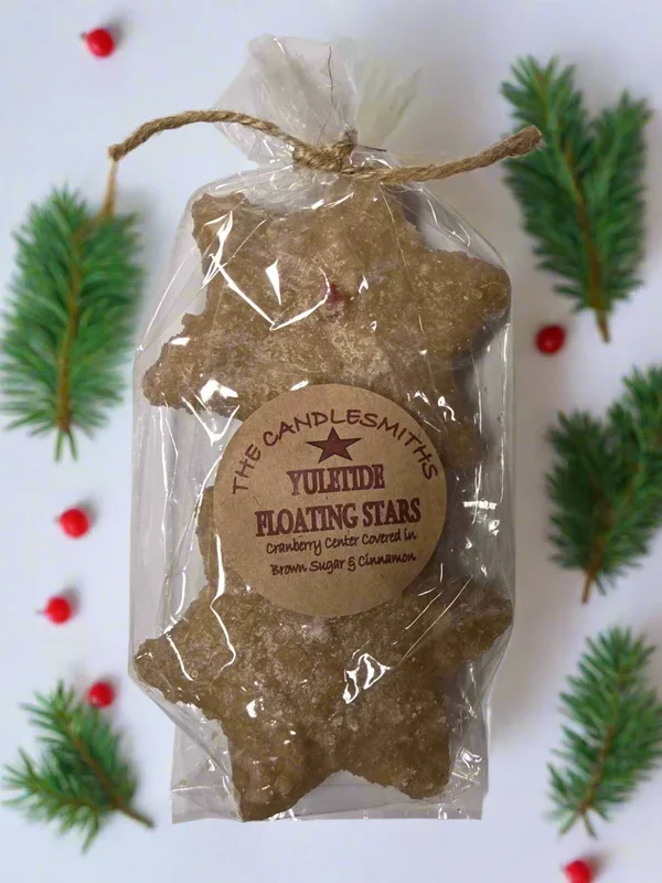 Yuletide Small Star Floating Candle Two Pack