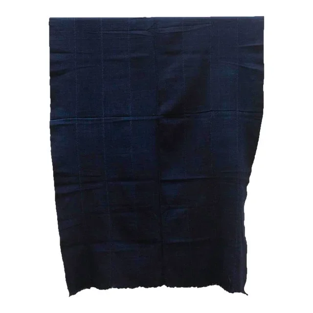 Zambezi Stitch Indigo Mud Cloth